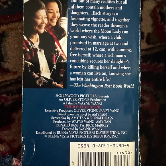 2 books by Amy Tan - Joy Luck club & Saving Fish From Drowning - Picture 2 of 3